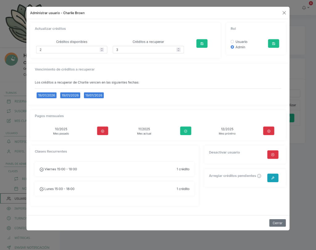 Botones de Pago Mensual